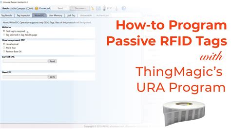 How To Program RFID Tags 